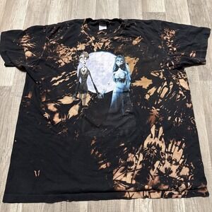 Vintage 2005 Tim Burton Corpse Bride Movie Promo Graphic T Shirt Mens L?Black
